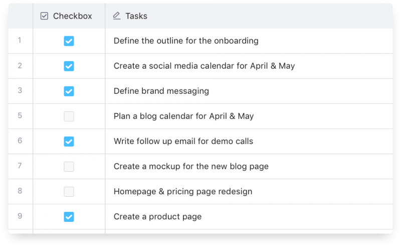 Checkbox
